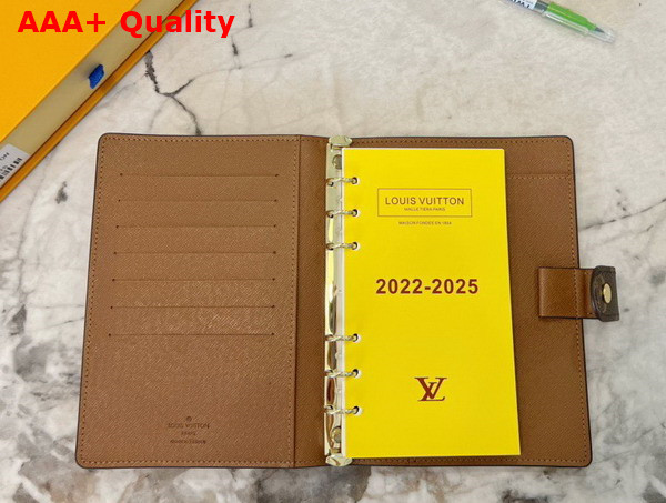 Louis Vuitton Medium Ring Agenda Cover Monogram Canvas R20105 Replica