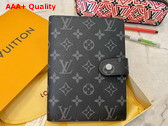 Louis Vuitton Medium Ring Agenda Cover Monogram Eclipse Canvas Replica