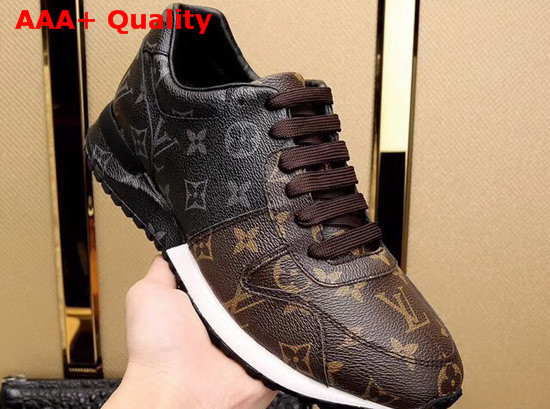 Louis Vuitton Men Run Away Trainer Monogram Canvas Replica