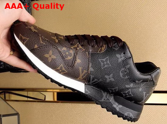 Louis Vuitton Men Run Away Trainer Monogram Canvas Replica