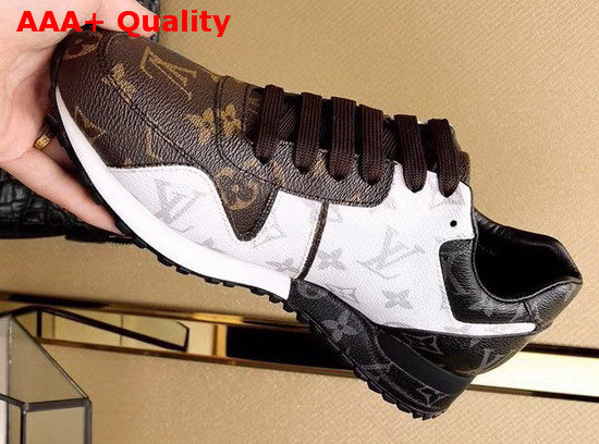 Louis Vuitton Men Run Away Trainer Patchwork Monogram Canvas Replica