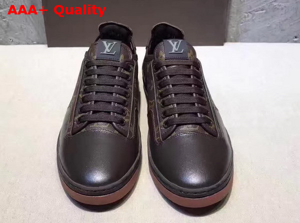 Louis Vuitton Men Sneaker Damier Ebene Canvas Replica