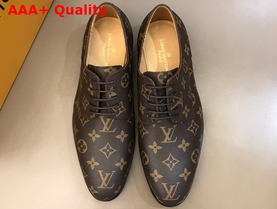 Louis Vuitton Mens Derby in Monogram Canvas Replica