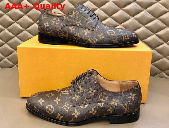 Louis Vuitton Mens Derby in Monogram Canvas Replica