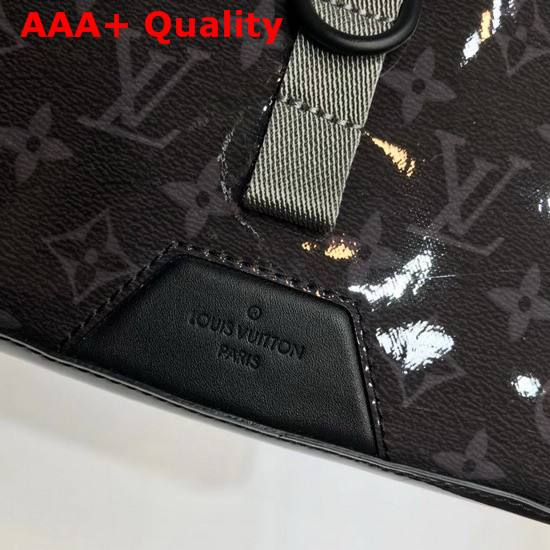 Louis Vuitton Messenger PM Black Monogram Glaze Coated Canvas Replica