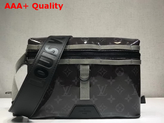 Louis Vuitton Messenger PM Black Monogram Glaze Coated Canvas Replica