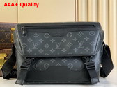 Louis Vuitton Messenger Voyager PM Bag in Monogram Eclipse Canvas Replica