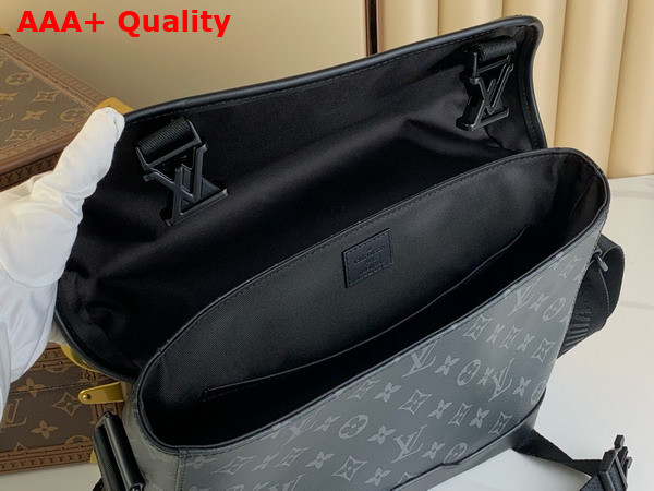 Louis Vuitton Messenger Voyager PM Bag in Monogram Eclipse Canvas Replica