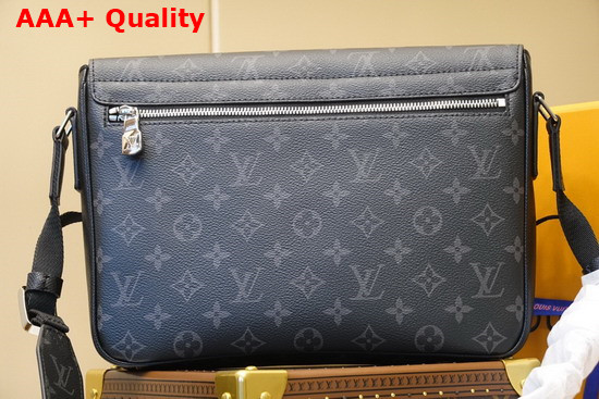 Louis Vuitton Messengerama Black Coated Canvas and Cowhide Leather M30746 Replica