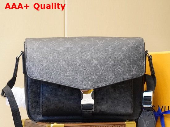 Louis Vuitton Messengerama Black Coated Canvas and Cowhide Leather M30746 Replica