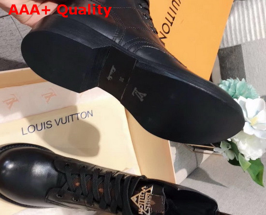 Louis Vuitton Metropolis Flat Ranger Black Calf Leather 1A64V9 Replica