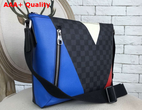 Louis Vuitton Mick PM Damier Cobalt Canvas Replica