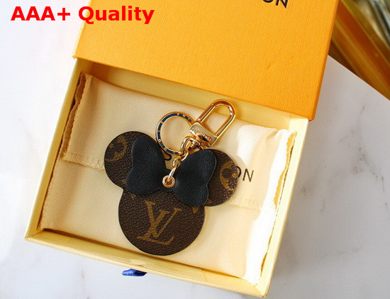 Louis Vuitton Mickey Bag Charm and Key Holder Monogram Black Replica