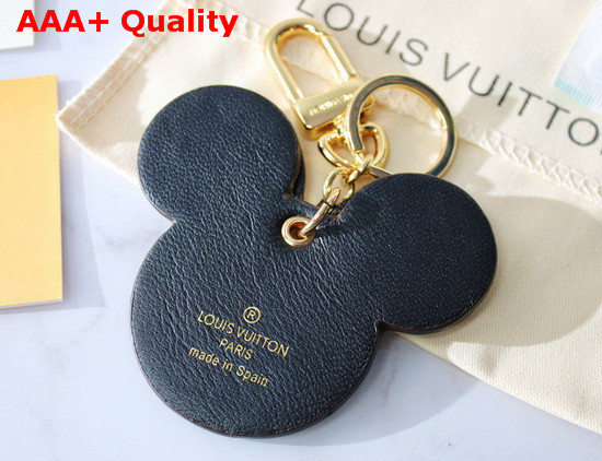 Louis Vuitton Mickey Bag Charm and Key Holder Monogram Black Replica