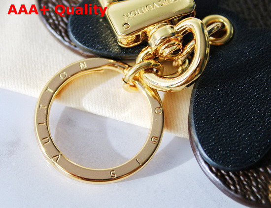 Louis Vuitton Mickey Bag Charm and Key Holder Monogram Black Replica