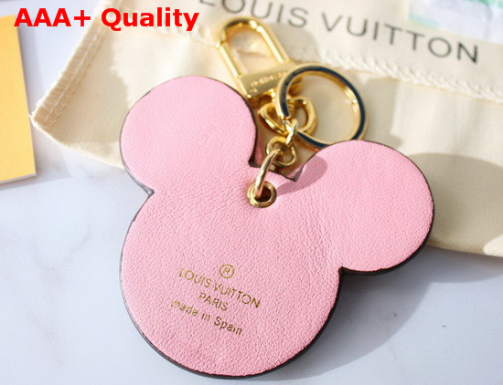 Louis Vuitton Mickey Bag Charm and Key Holder Monogram Pink Replica