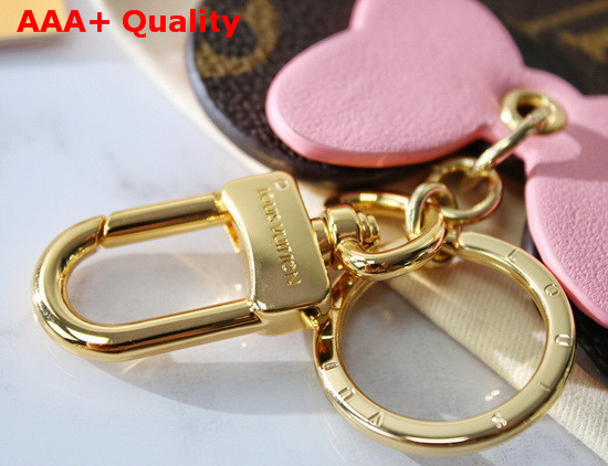 Louis Vuitton Mickey Bag Charm and Key Holder Monogram Pink Replica