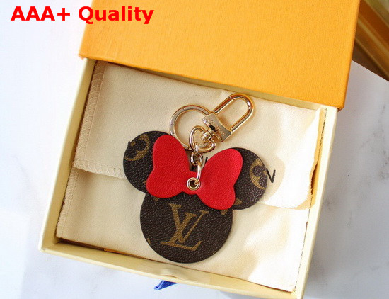 Louis Vuitton Mickey Bag Charm and Key Holder Monogram Red Replica