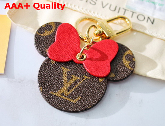 Louis Vuitton Mickey Bag Charm and Key Holder Monogram Red Replica