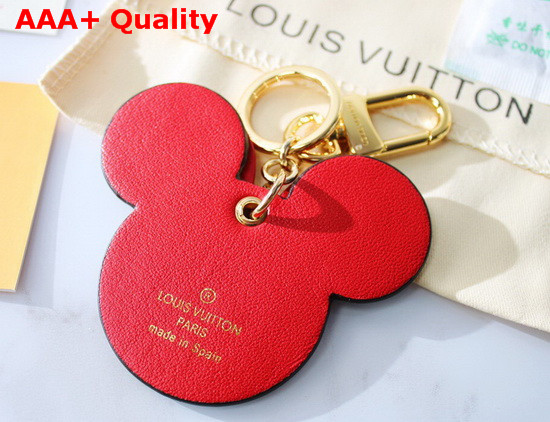 Louis Vuitton Mickey Bag Charm and Key Holder Monogram Red Replica