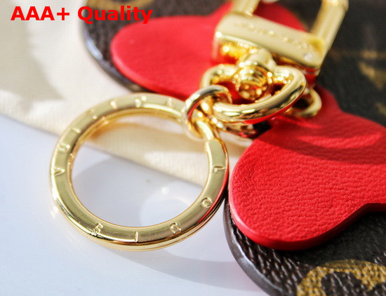 Louis Vuitton Mickey Bag Charm and Key Holder Monogram Red Replica