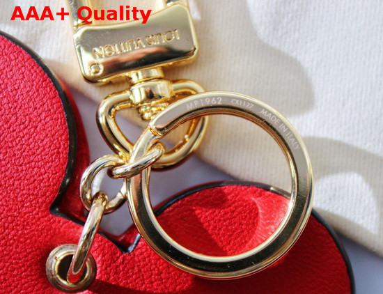 Louis Vuitton Mickey Bag Charm and Key Holder Monogram Red Replica