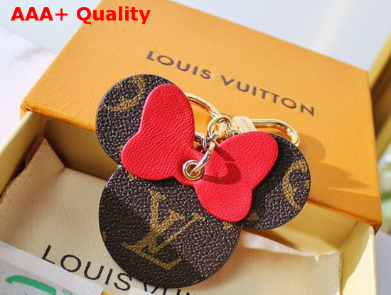 Louis Vuitton Mickey Bag Charm and Key Holder Monogram Red Replica