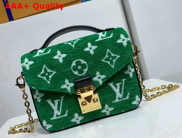 Louis Vuitton Micro Metis Bag in Green Monogram Jacquard Velvet M81494 Replica