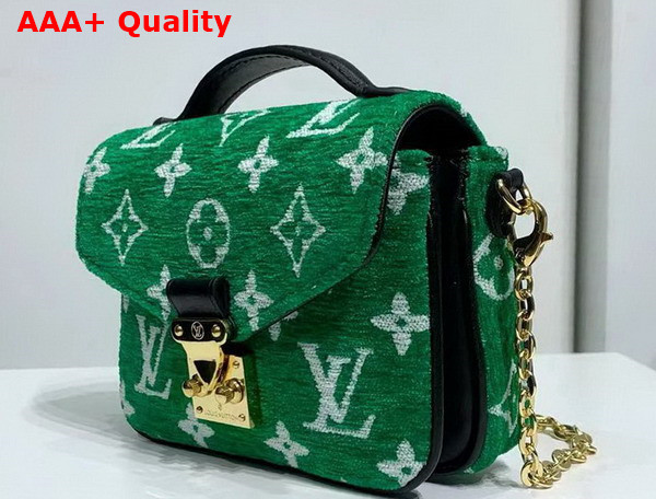 Louis Vuitton Micro Metis Bag in Green Monogram Jacquard Velvet M81494 Replica