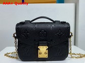 Louis Vuitton Micro Metis Black Monogram Empreinte Leather Replica