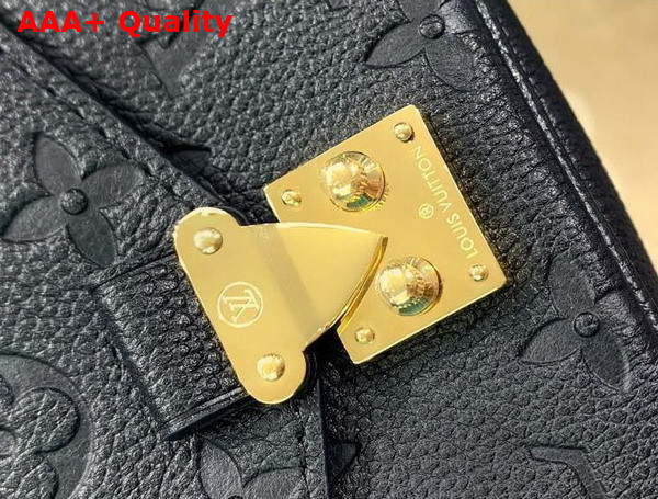 Louis Vuitton Micro Metis Black Monogram Empreinte Leather Replica