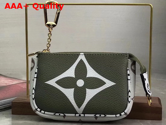 Louis Vuitton Micro Pochette Accessoires White and Khaki Monogram Coated Canvas M67579 Replica