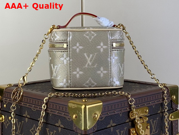 Louis Vuitton Micro Vanity in Beige Monoglam Coated Canvas M22920 Replica