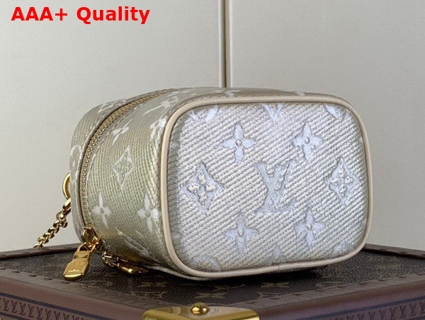 Louis Vuitton Micro Vanity in Beige Monoglam Coated Canvas M22920 Replica