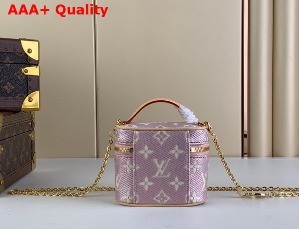 Louis Vuitton Micro Vanity in Iridescent Monoglam Coated Canvas Replica