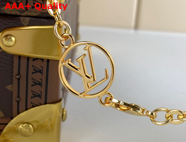 Louis Vuitton Micro Vanity in Iridescent Monoglam Coated Canvas Replica