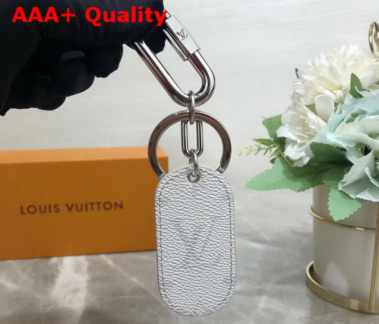 Louis Vuitton Military Tab Charm and Key Holder White Replica