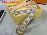 Louis Vuitton Mini 25mm Belt Damier Azur Canvas M9782V Replica