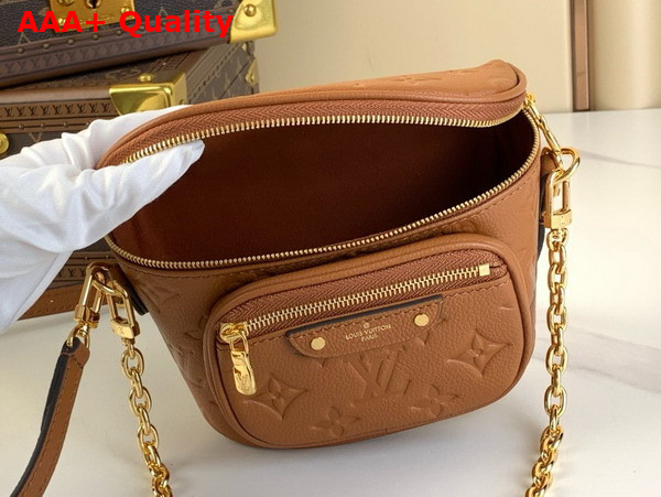 Louis Vuitton Mini Bumbag Cognac Monogram Empreinte Leather M12753 Replica