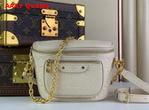 Louis Vuitton Mini Bumbag in Cream Monogram Empreinte Leather M83275 Replica