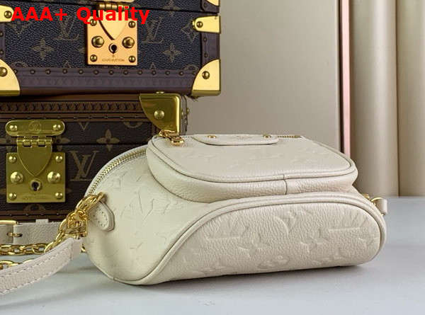 Louis Vuitton Mini Bumbag in Cream Monogram Empreinte Leather M83275 Replica