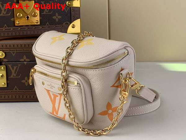 Louis Vuitton Mini Bumbag in Gradient Neutral Monogram Empreinte Leather M82208 Replica