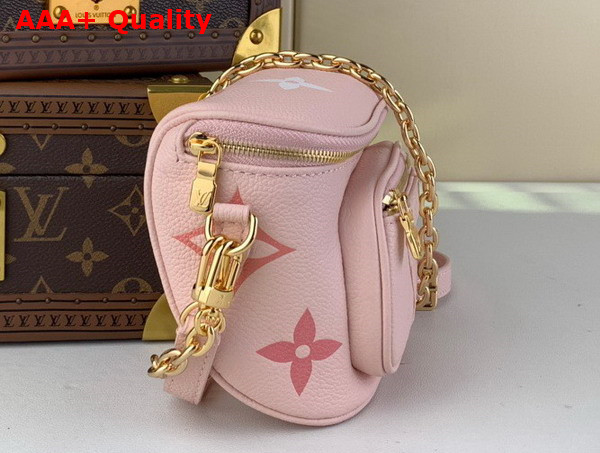 Louis Vuitton Mini Bumbag in Gradient Pink Monogram Empreinte Leather M82347 Replica