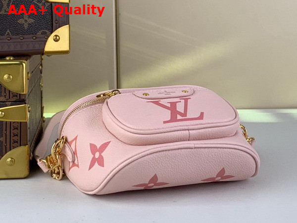 Louis Vuitton Mini Bumbag in Gradient Pink Monogram Empreinte Leather M82347 Replica