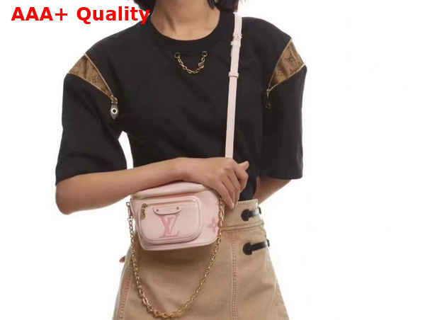 Louis Vuitton Mini Bumbag in Gradient Pink Monogram Empreinte Leather M82347 Replica