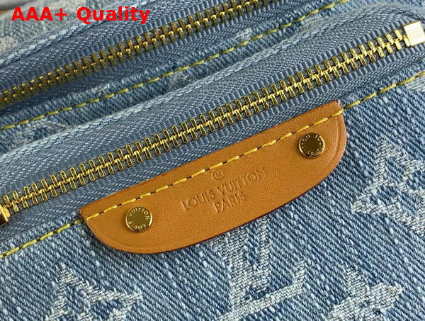 Louis Vuitton Mini Bumbag in Sky Blue Monogram Denim M83353 Replica