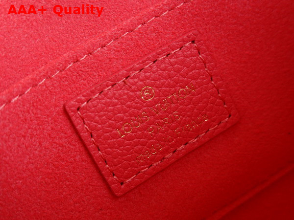 Louis Vuitton Mini Dauphine Handbag Fluo Pink Tufted Grained Calfskin Leather M20747 Replica