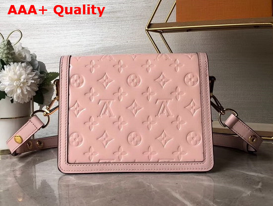 Louis Vuitton Mini Dauphine Handbag Pink Monogram Vernis Leather Replica