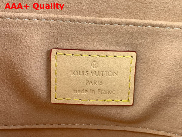 Louis Vuitton Mini Dauphine Handbag in Beige Monoglam Coated Canvas M22826 Replica