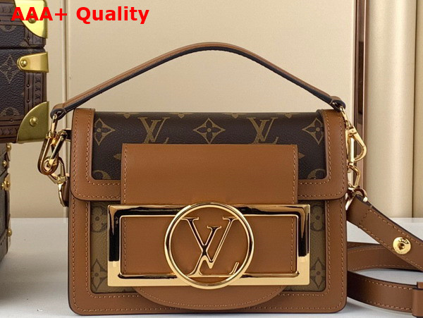 Louis Vuitton Mini Dauphine Lock XL Monogram Coated Canvas M46537 Replica